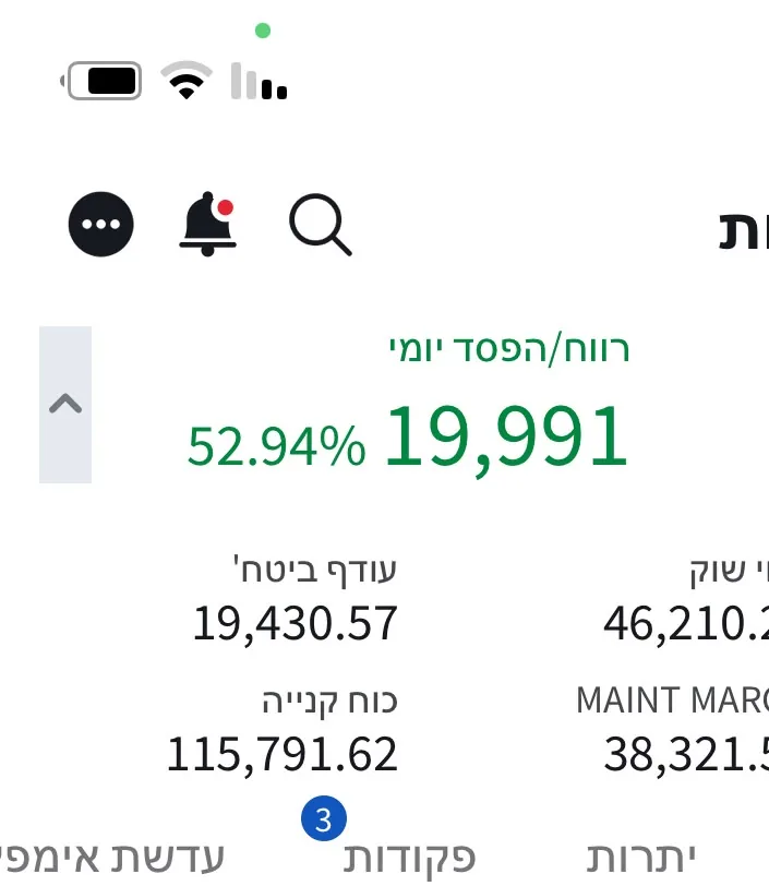 רווח יומי 19,991 דולר